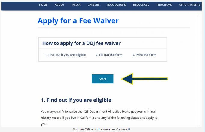 CA Criminal History Report