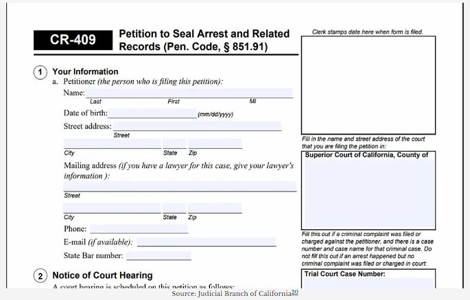 Seal or Expunge Criminal Records