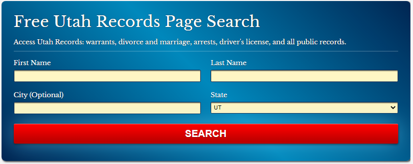 Utah State Search Warrant