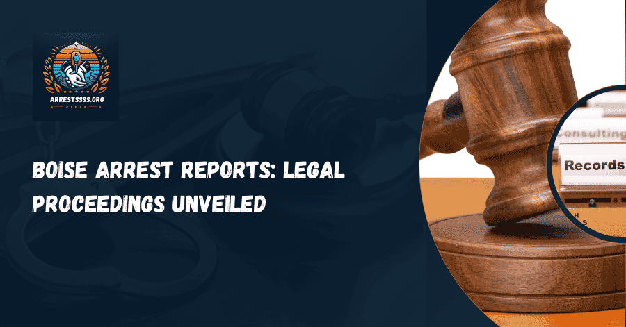 Boise Arrest Reports: Legal Proceedings Unveiled