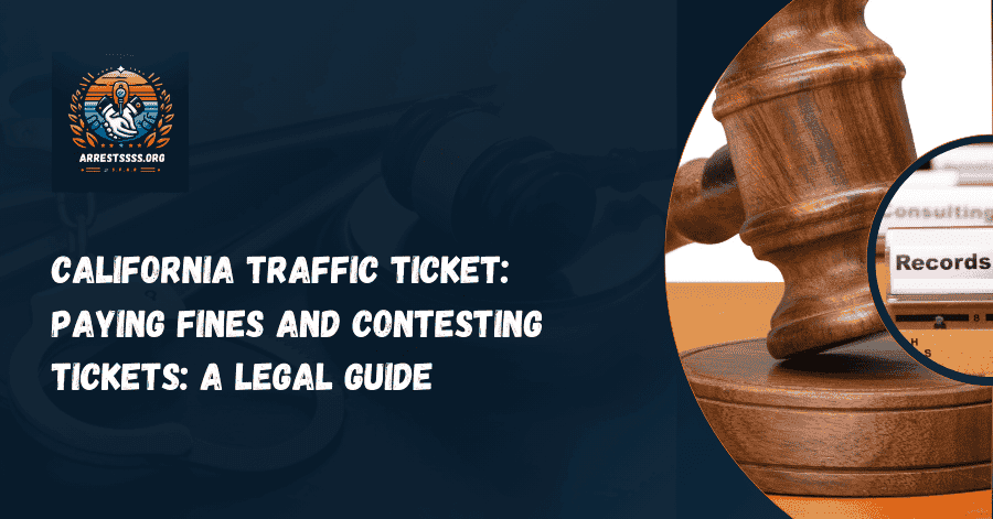 California Traffic Ticket: Paying Fines and Contesting Tickets: A Legal Guide