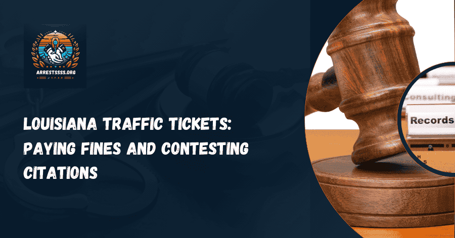 Louisiana Traffic Tickets: Paying Fines and Contesting Citations