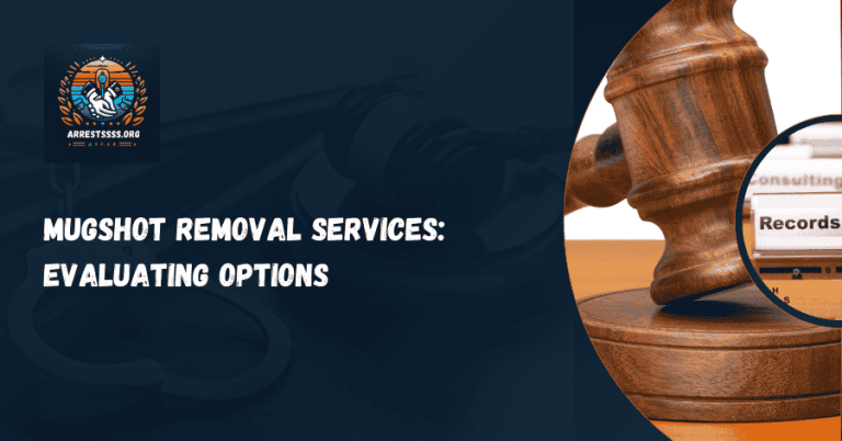 Mugshot Removal Services: Evaluating Options