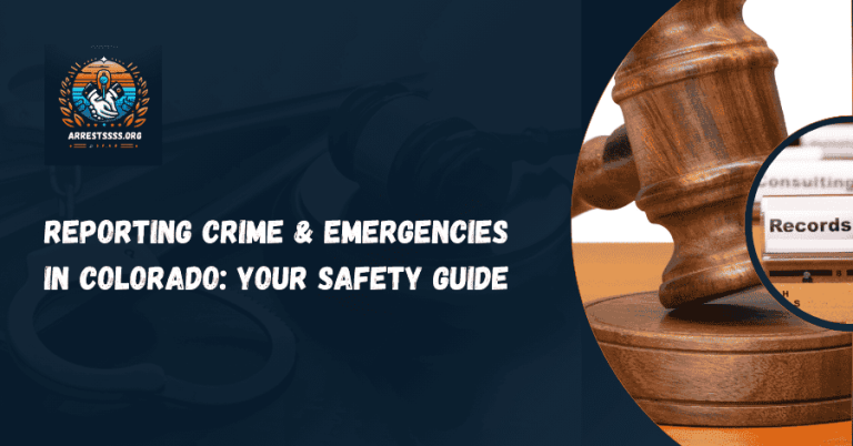 Reporting Crime & Emergencies in Colorado: Your Safety Guide