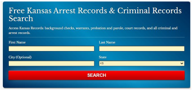 Search and Find on Arrests.org KS
