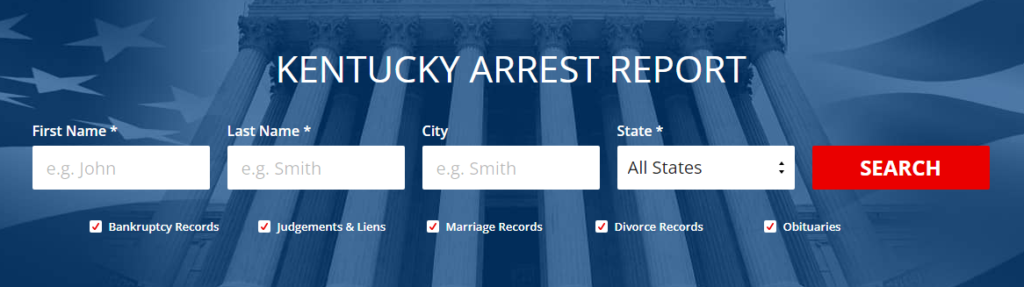 Kentucky Arrest Report
